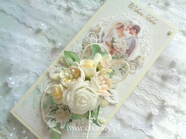 Pamiątka ślubna rękodzieło scrapbooking