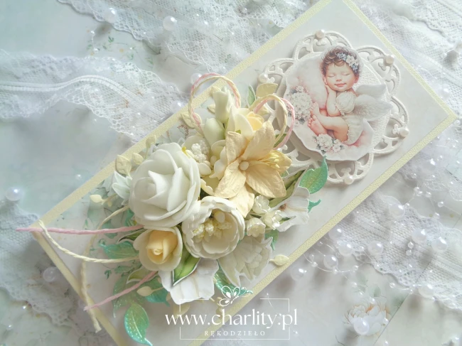 Elegancki prezent w pudelku handmade dla dziewczynki